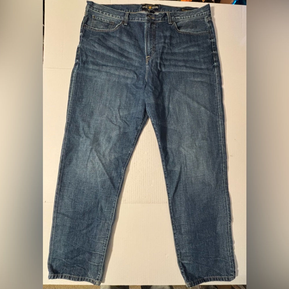 Lucky Brand Jeans Mens Size 42x32 Blue Denim 329 Classic Straight